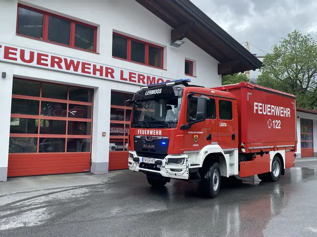 Seit kurzem steht der Feuerwehr Lermoos ein neues Fahrzeug zur Verfügung. | Foto: Gem. Lermoos