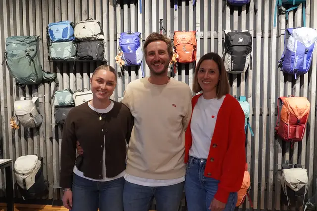 Sophia Granbichler (Ibex), Christian Rauter und Gerti Steirer (TVB) haben die neue Linie federführend designt. | Foto: Kainz