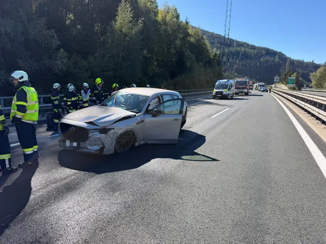 Das betroffene Fahrzeug. | Foto: Freiwillige Feuerwehr Gmünd in Kärnten