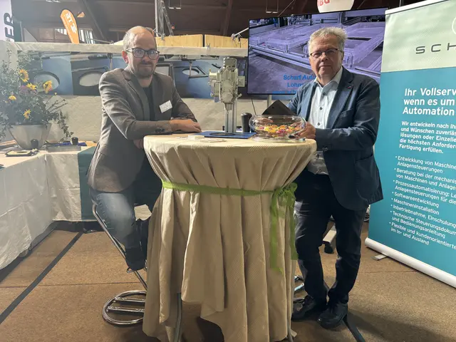 Die Firma Scharf Automation aus Vitis nutzte die Jobmesse, um sich als Arbeitgeber zu präsentieren. | Foto: Kerstin Freisleben-Schöbel