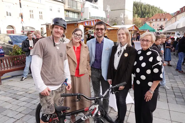 Auch Mountainbike-Profi Fabian Dankl war Teil des diesjährigen Festes. | Foto: MeinBezirk/Michael Blinzer