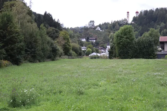 Neues Wohnbauprojekt in Ampass: Auf einem 3.800 Quadratmeter großen Grundstück westlich des Gemeindeamts soll neuer Wohnraum entstehen. | Foto: Kendlbacher
