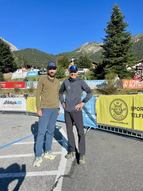 SV-Obmann Benedikt Müller und OK-Chef Andreas Stern freuten sich über eine perfekte Veranstaltung.  | Foto: TVB Stubai/Mair
