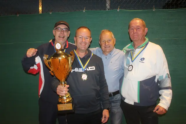 Die Herren Gesamtsieger 2026. Werner Zeitlberger (Platz 3), Christan Brunthaler (1. Platz), Franz Müllner und Manfred Lachmayer (2.Platz) | Foto: arbes