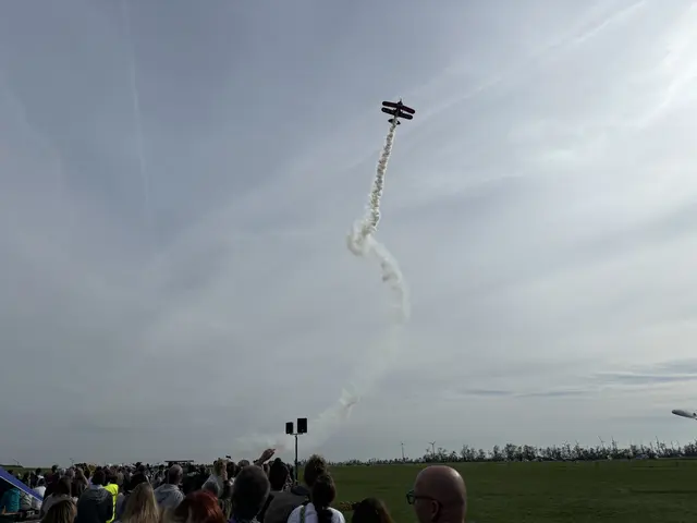 Bei der Airshow zeigten die Piloten ihr Können am Himmel über dem Spitzerberg. | Foto: Lukas Leidenfrost