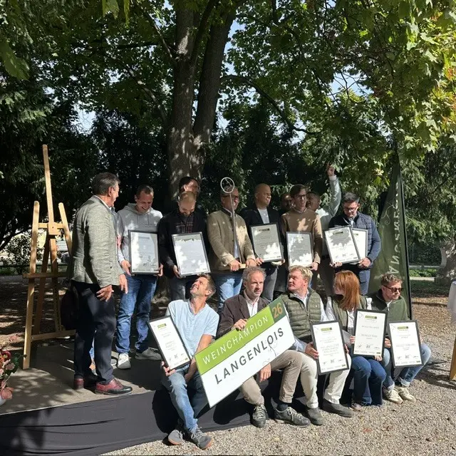 Impressionen von der Prämierung und Präsentation der Langenloiser "Weinchampions Herbst 2026" im Kaiser-Josef-Park.