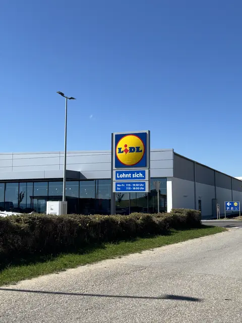 Die neue Lidl-Filiale eröffnet am 1. Oktober in Rohrbach-Berg.  | Foto: Karin Bayr
