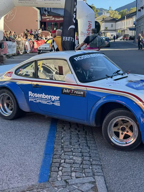 Der ehemalige Staatsmeister Kris Rosenberger nahm ebenfalls an der Rallye teil. | Foto: Mader