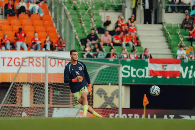 Christian Zawieschitzky feierte beim 3:1-Heimsieg Österreichs gegen den Kosovo sein Debüt im A-Nationalteam. | Foto: ÖFB | Johannes Friedl