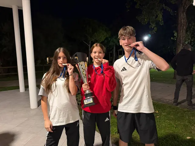 Das U15-Mixed-Team holte sich den Europameistertitel. | Foto: Pannonia Eagles