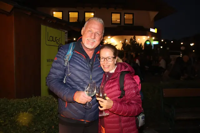 Hans und Daniela ließen sich das Weinfest nicht entgehen.