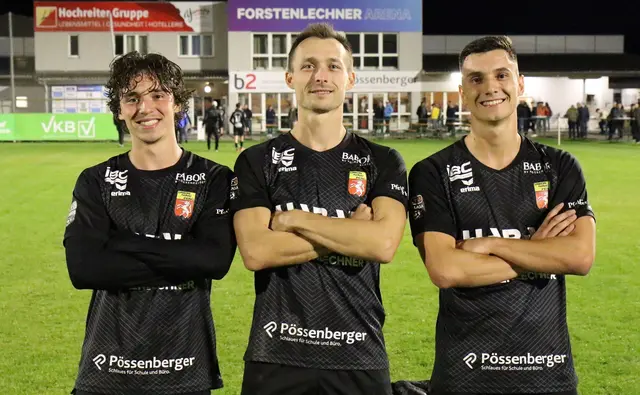 Die Torschützen zum 1:0, 2:0 und 3:0. | Foto: Gerhard Rumetshofer