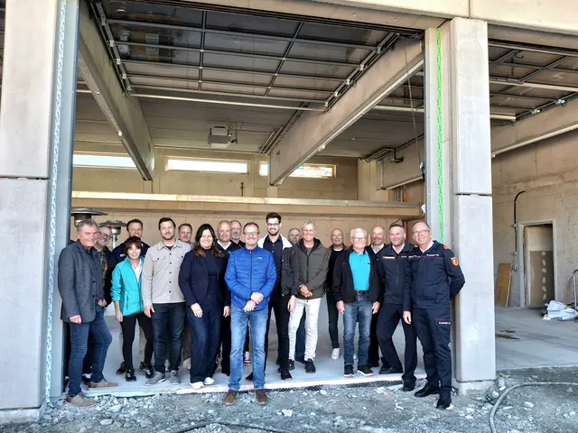 Firstfeier für den Neubau des Kindergartens und des Feuerwehrhauses | Foto: Gemeinde Bruck/FF Bruck