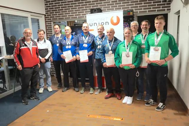 Mannschaftswertung Luftpistole frei, rechts die Naarner | Foto: Union Naarn