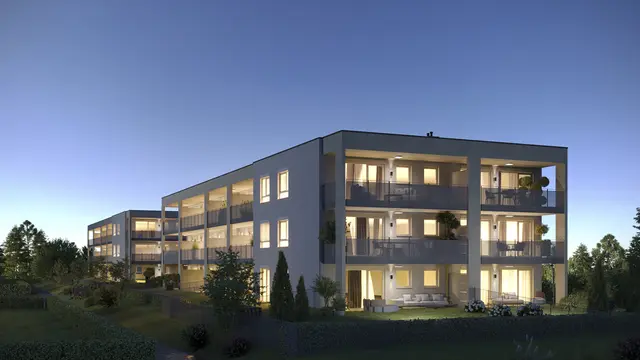 Stadt. Ruhe. Zuhause. Zu jeder Zeit bietet der "Lebenstraum Alte Stadtgrenze" ein tolles Bild und fantastischen Wohnkomfort.  | Foto: Wallner Immobilien