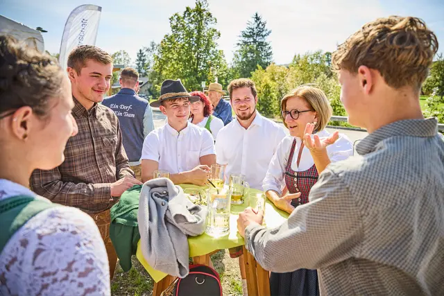 Nachbarschaftsfest in Großaigen in Mank. | Foto: Franz Gleiß