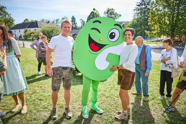 Das neue Maskottchen in Großaigen: Gringo | Foto: Franz Gleiß