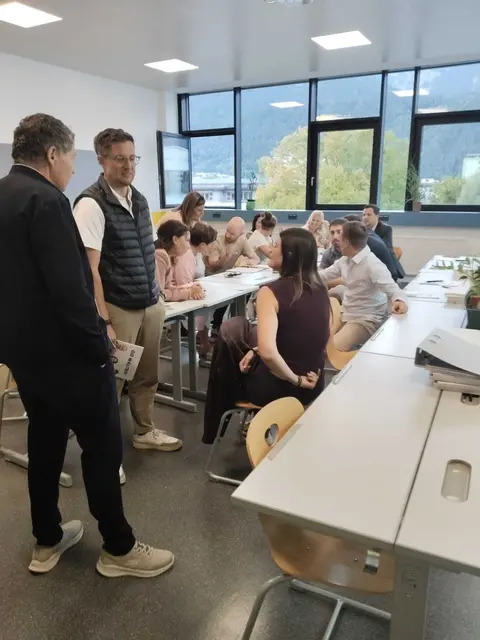 interessante Gespräche | Foto: BHAK/BHAS/Fachschule für Sozialberufe mit Pflegevorbereitung Schwaz