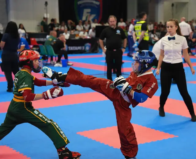 Nachwuchskämpfer Sebastian Kupsa vom Kickbox-Club Leibnitz (r.) gilt als große Nachwuchshoffnung. | Foto: Kickbox-Club Leibnitz