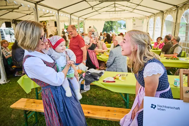Nachbarschaftsfest in Großaigen in Mank. | Foto: Franz Gleiß