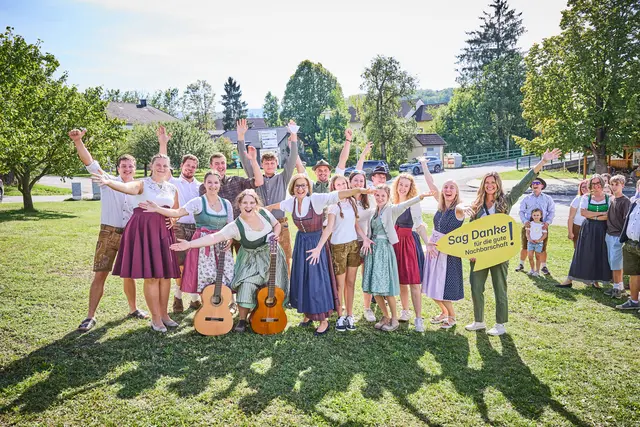 Nachbarschaftsfest in Großaigen in Mank. | Foto: Franz Gleiß