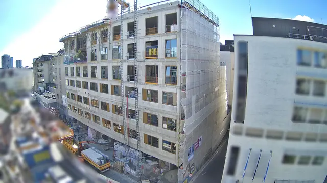 Im September 2026, wurde die Dachgleiche des neuen Gebäudeteils erreicht. | Foto: Ordensklinikum Linz