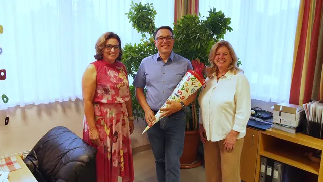 Bgm. Susanna Kittinger, Schulleiter Wolfgang Biebl, Christina Löblich Obfrau Mittelschulgemeinde St. Andrä-Wördern | Foto: Julius Krämer, Marktgemeinde St. Andrä-Wördern