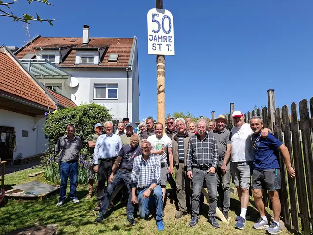 Die Stammtischbrüder feiern gemeinsam das 50er-Jubiläum. | Foto: Stammtischbrüder
