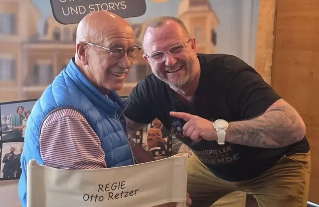 Otto Retzer kam direkt von den Wiesn zum Talkabend nach Schwaben. | Foto: Widlicky