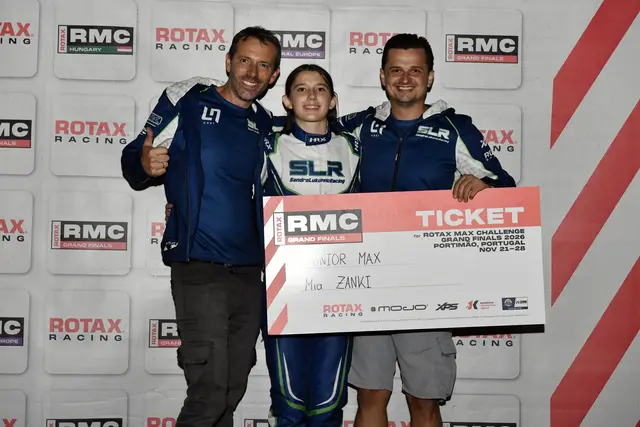 Mit ihrem Sieg in der Rotax Max Junior-Klasse sicherte sich Zanki die Teilnahme für das Rotax Max Challenge Grand Final in Portimão, Portugal.  | Foto: Noel Zak