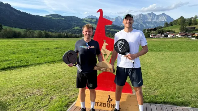 Supercup-Sieger Christopher Hahn und Hendrick Burmeister. | Foto: Kitzbühel Tourismus