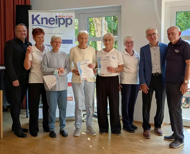 30 Jahre Kneipp Mitgliedschaft: Eva Komaier, Lotte Volgger und Annemarie Klammer. | Foto: Stadtgemeinde Ternitz