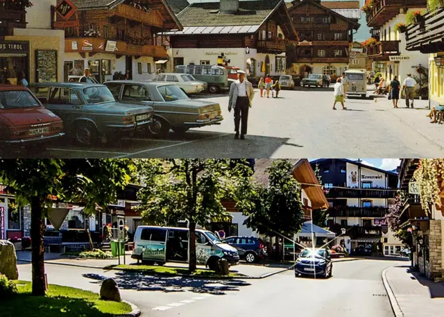 Unter dem Motto „Schau genau!“ sind Bürgerinnen und Bürger in Westendorf eingeladen, einen Blick auf historische Fotos und Entwicklungen im Ortszentrum zu werfen. | Foto: Gemeinde Westendorf
