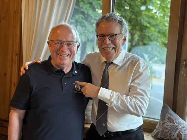 Hans-Georg Kreuzer übergab kürzlich das Amt des Präsidenten an Elmar Peintner (r.).  | Foto: Mia Peintner