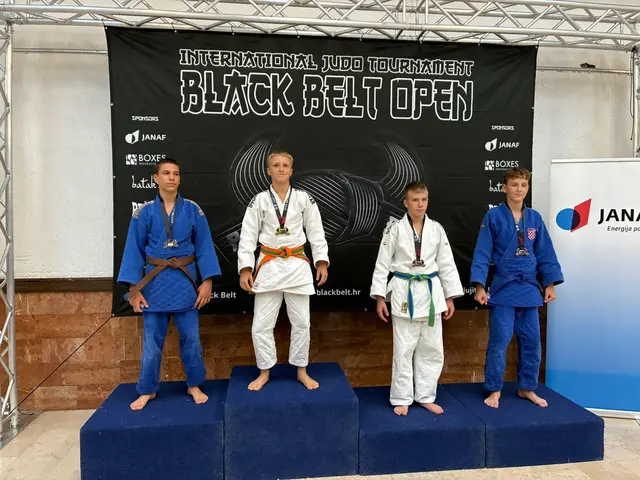 Nico Siegl trat bei den Black Belt Open powered by Sport Vision in Zagreb in der U16 an und sicherte sich den ersten Platz. | Foto: Judo Club Bruck an der Mur