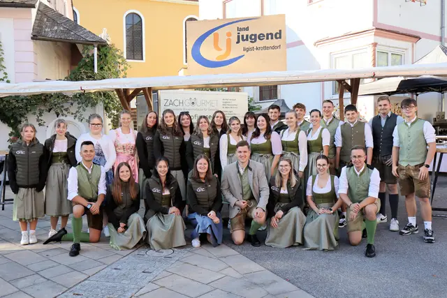 Die stolze Truppe der Landjugend Ligist-Krottendorf | Foto: Cescutti