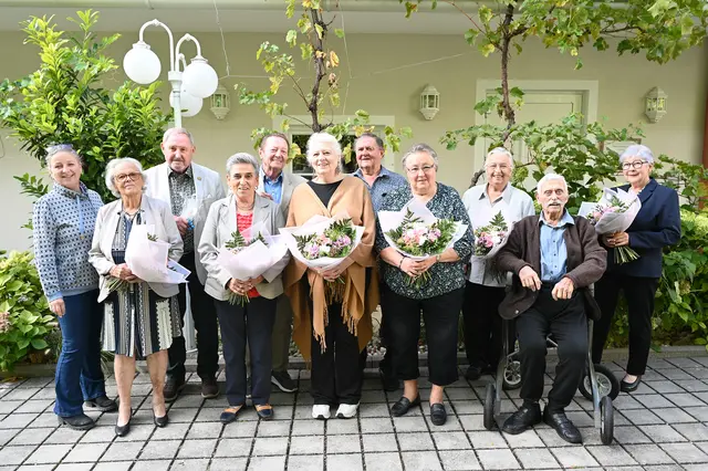 Gumpoldskirchen ließ wieder seine Jubilare hochleben. | Foto: Pohl