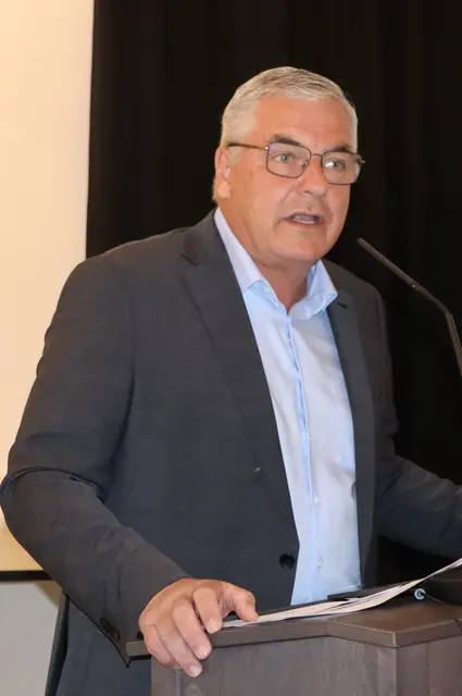 Nach der Rede kam die Antwort | Foto: Gerhard Langmann