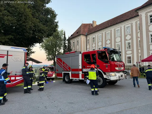 Ein Kaminbrand mit Brandausweitung und vermissten Personen im Schloss Piber | Foto: BFVVO/Abschnitt 1