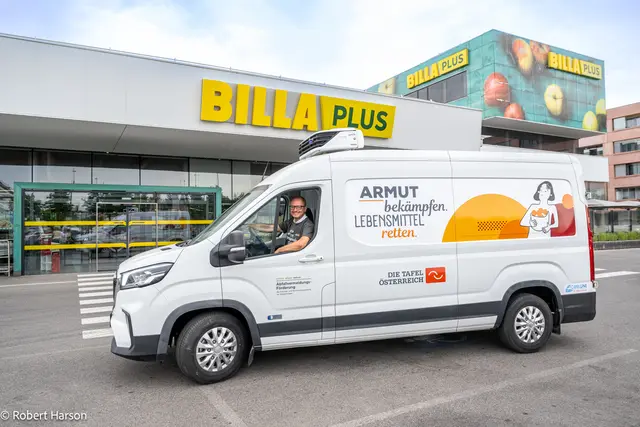 Im Zeitraum von 1. Jänner bis zum 31. August 2026 haben die BILLA und BILLA PLUS sowie Kaufleute Märkte österreichweit 7.117.145 Kilogramm Lebensmittel an karitative Einrichtungen gespendet. | Foto: Billa AG/Robert Harson