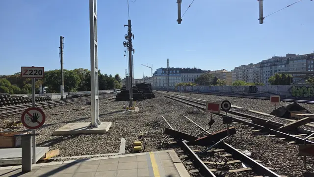 29.09.2026 demontierte Gleisanlagen über den Viadukten