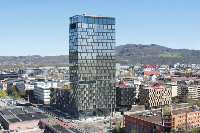 Die Mietpreise für Büroflächen in Linz liegen derzeit zwischen 13 und 15 Euro pro Quadratmeter. In modernen Projekten wie dem Quadrill werden bis zu 20 Euro pro Quadratmeter verlangt. | Foto: Bodner Gruppe