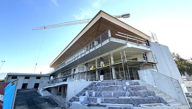 Neubau beim Koasastadion. | Foto: Klaus Kogler