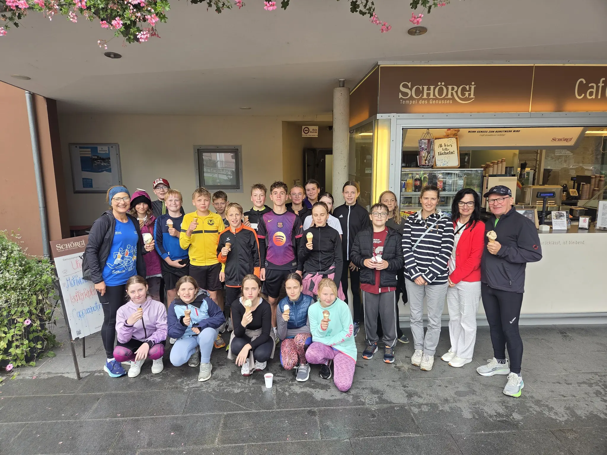 25th Schörgilauf: Music MS Saxen kicks off running training with the ...