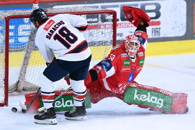 Rotjacken kassieren erste Saisonniederlage. | Foto: EC KAC/Florian Pessentheiner