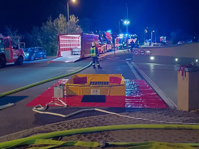 Rund 60 Einsatzkräfte waren mit elf Fahrzeugen am Mittwochabend vor Ort. | Foto: FF Frauenkirchen