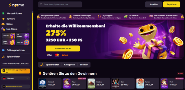 zoome-webseite