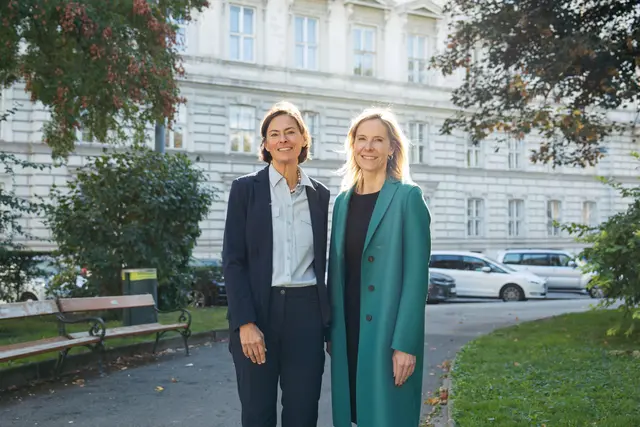 Silvia Angelo, Vorständin ÖBB-Infrastruktur AG und Claudia Brey, Geschäftsführerin ÖBB-Immobilienmanagement GmbH. (v.l) | Foto: ÖBB/Flenreisz