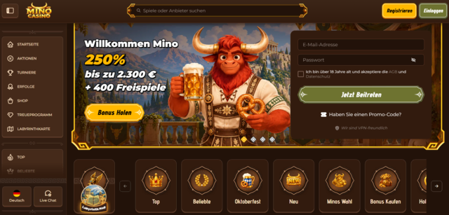 minocasino-webseite