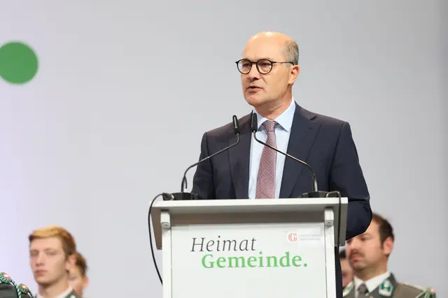 Im Bild: Johannes Pressl (Präsident des Österreichischen Gemeindebundes).  | Foto: Land Salzburg / Franz Neumayr